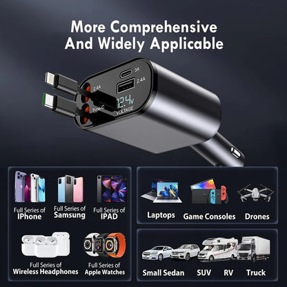 UrbanTribe | Retractable Car Charger