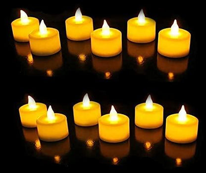 LED Candle Diya Lights Pack of 12